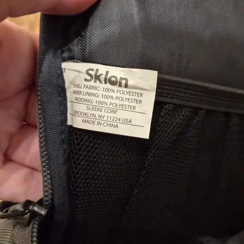 Sklon Youth Kids Ski & Snowboard Harness Trainer Backpack Blue Gray